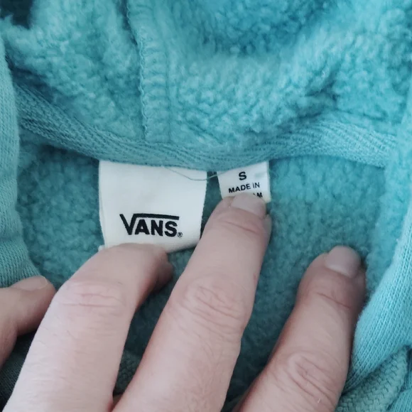 Vans Aqua Hoodie with Black Accents - Picture 2 of 7